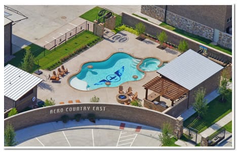 pool at airpark has many features