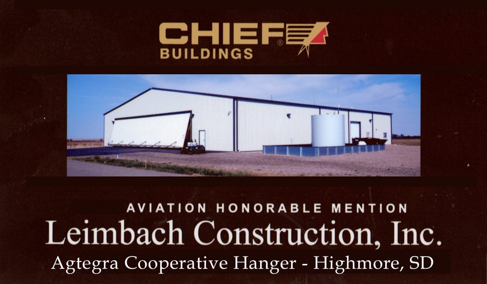 Leimbach Construction, Inc Award