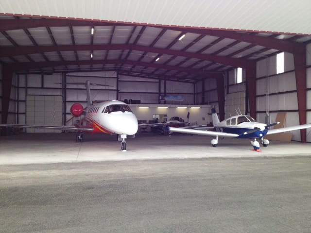 All Inside Aviation Hangar has room for three planes or aircrafts
