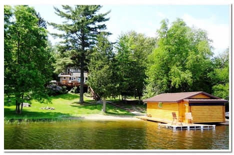 Hydraulic Door was transported by barge to boathouse