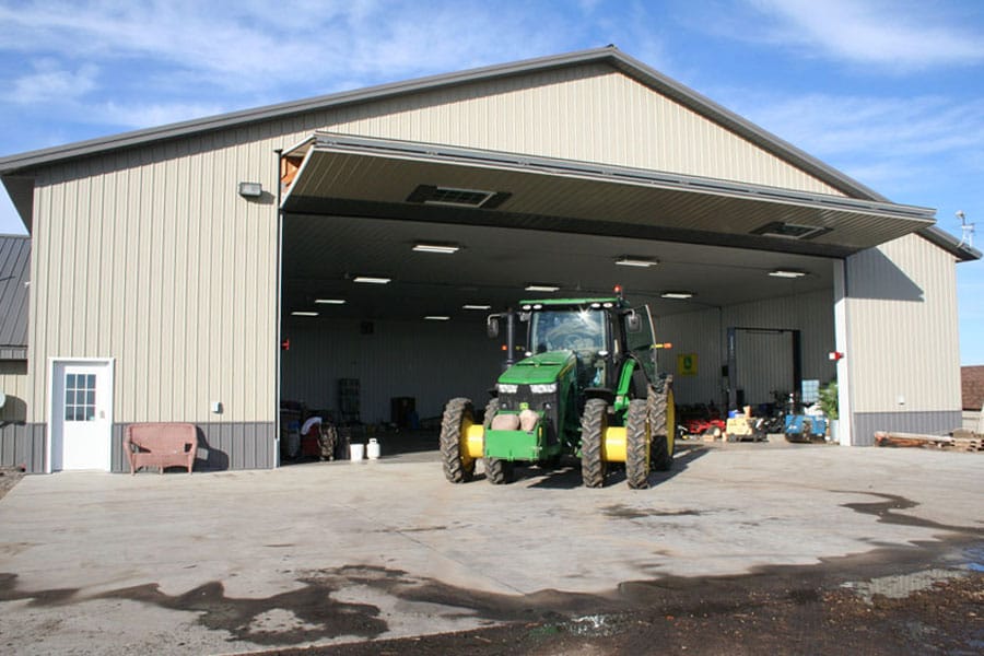 machine shed modern minnesota farm building schweiss