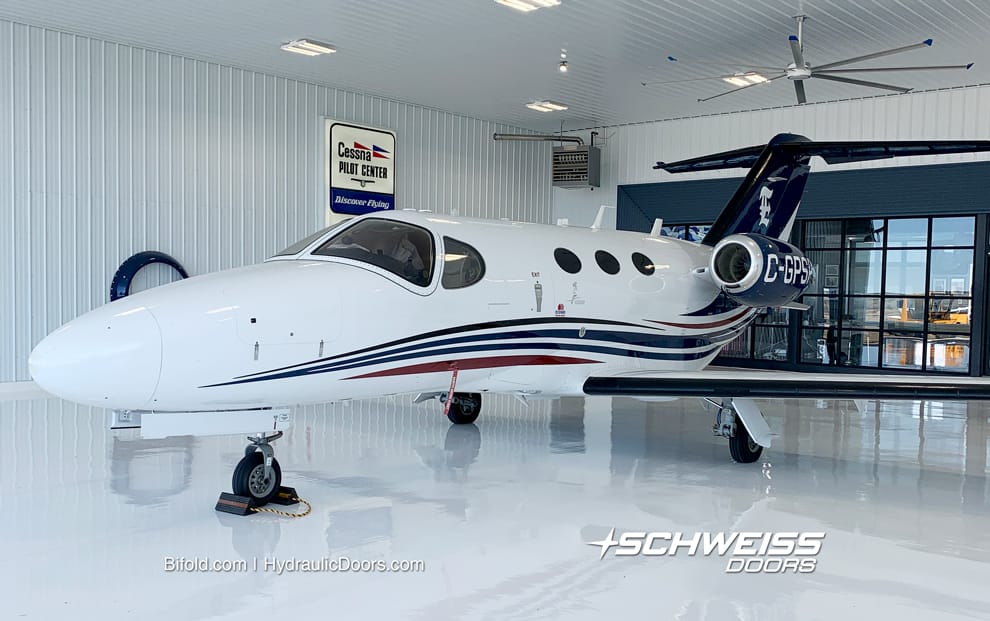 Hangar was designed with Cessna Citation  C510 Mustang