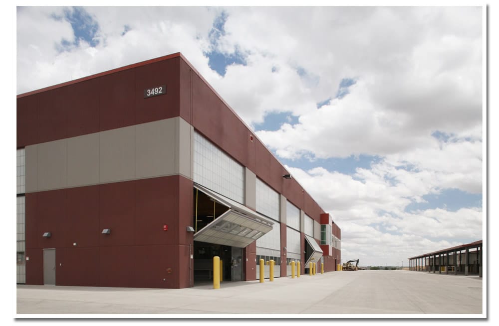 Fort Carson has sixteen buildings with Liftstrap Schweiss Doors