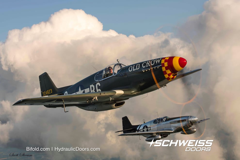 Fowler flys P-51 B Model