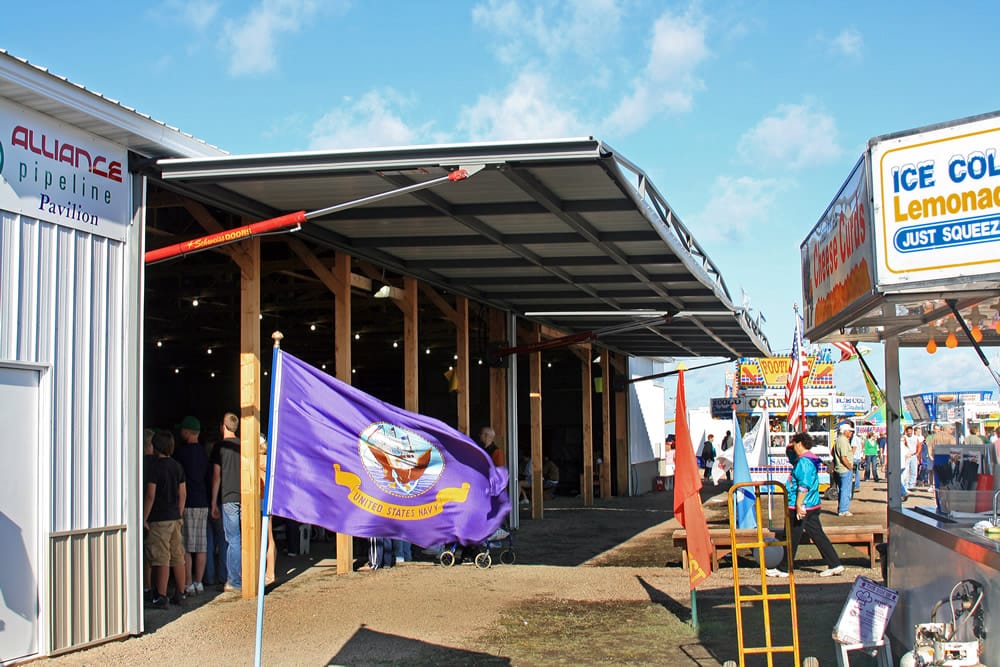 Hydraulic Doors at the County Fair