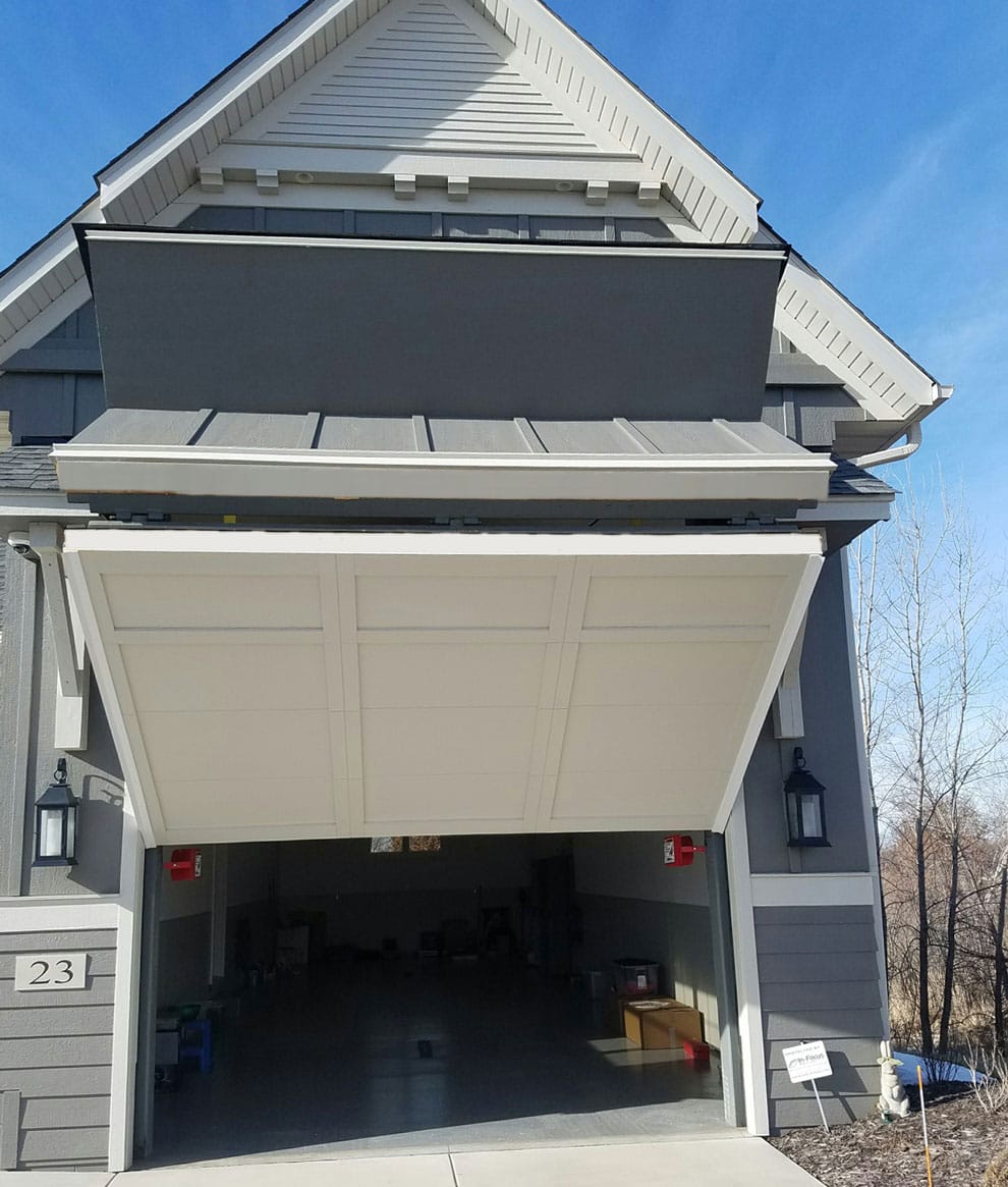 Hidden Garage Doors Zion Modern House