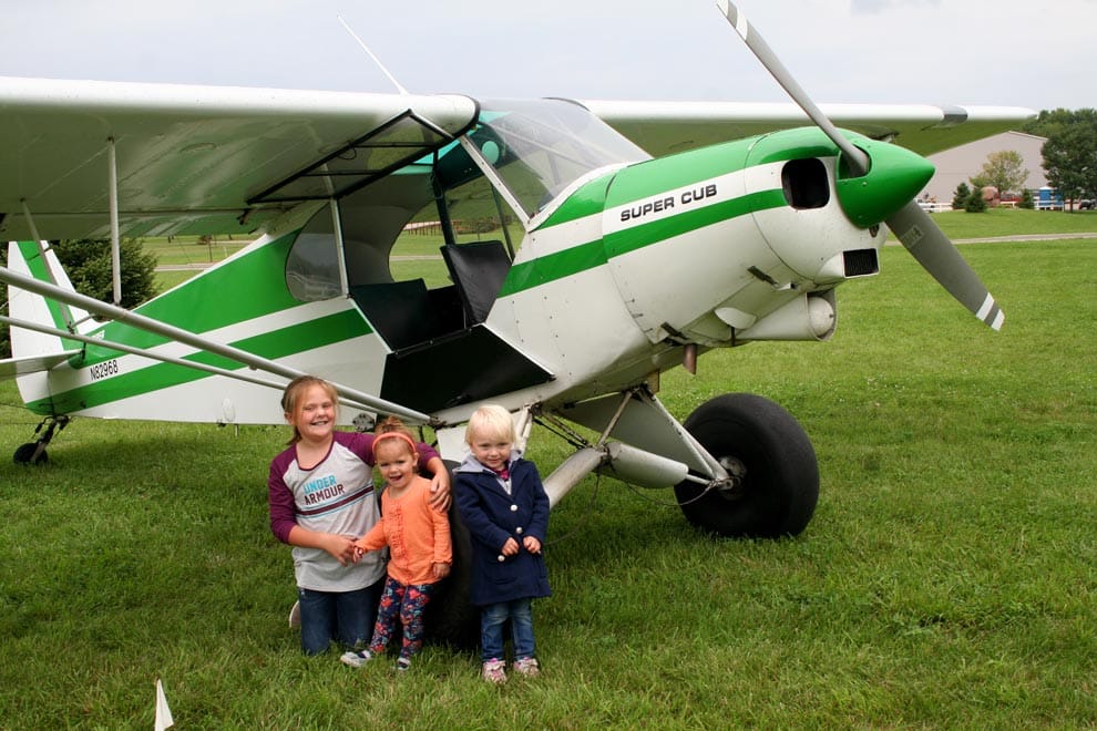 Schweiss fly-in fun for kids