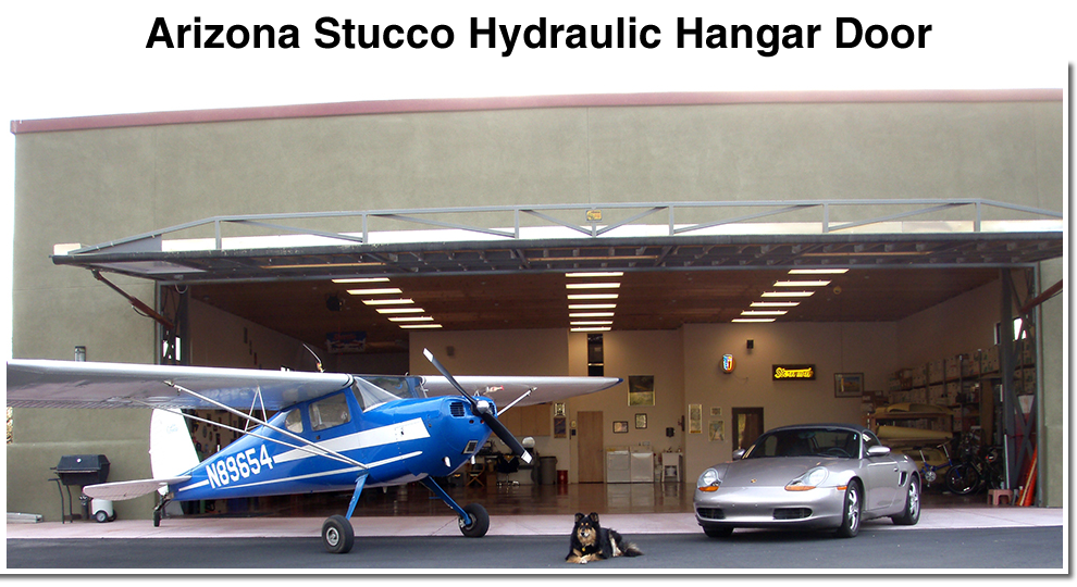 Hydraulic Stucco Hangar Door