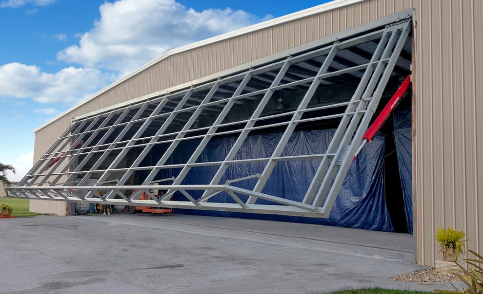 Bifold Doors Hangar Doors Schweiss Doors Commercial Hydraulic