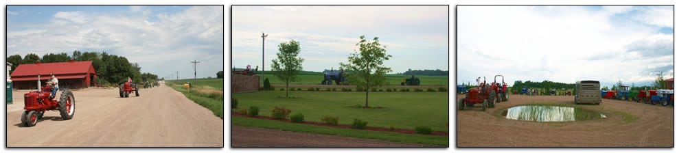 Tractors and horse Jump