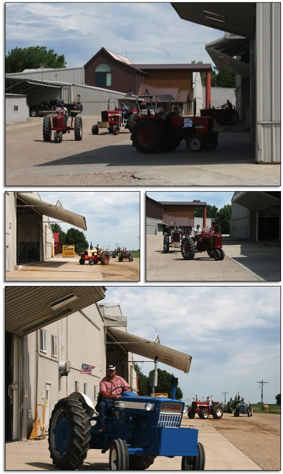 Tractors and Schweiss Doors