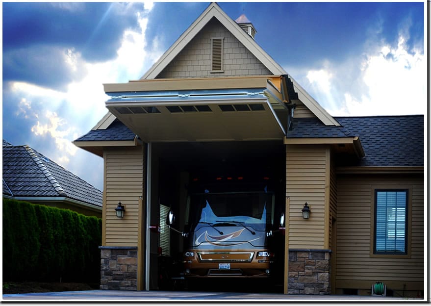 12 X 10 Full View Modern Garage Door With Matte Black Finish With