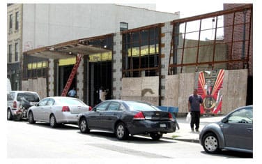 Beginning construction at the Wykoff