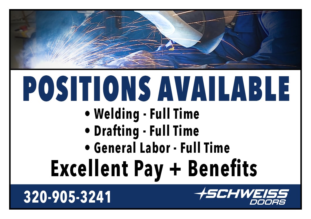 Positions Available, apply within - Excellent Pay + Benefits.