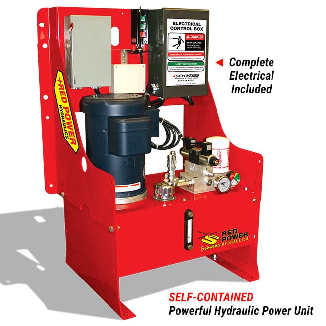 Hydraulic Red Power unit is best designed hydraulic system.