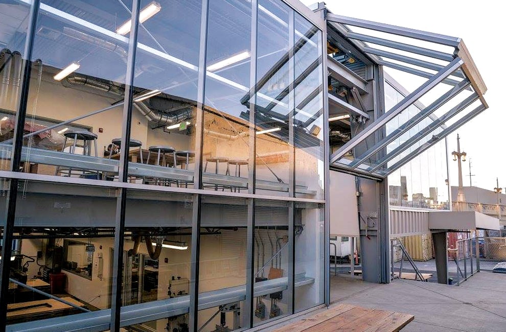 Schweiss Designer Doors at Architecture School in California