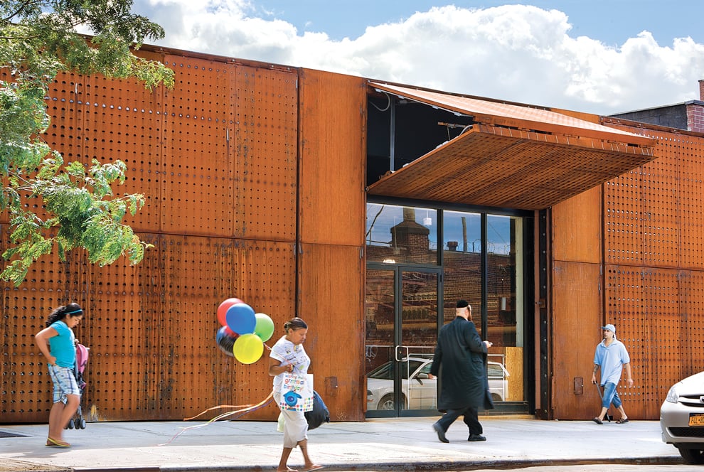 Schweiss Bifold Doors help renovate from abandoned warehouse and add businesses