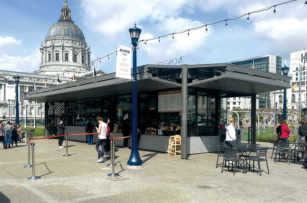 Cafe Kiosk Doors in San Francisco, CA