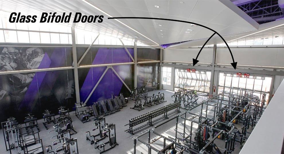 Schweiss Weight Room Doors