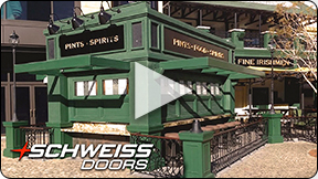 Schweiss Designer Doors on Nine Fine Irishmen Pub