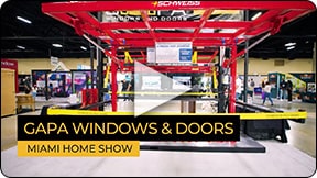 Schweiss Doors installer, Gapa Windows & Doors, speak about the Schweiss bifold and hydraulic doors they install at their booth at the Home Design and Remodeling Show