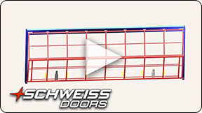 3-D Schweiss Bifold Doors Framework - Opens/Closes