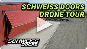Drone tour of the Schweiss Doors factory filmed in 2025!