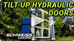 Schweiss is introducing the newest patented door design, the Schweiss Tilt-Up Hydraulic Door!