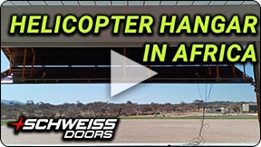 Erindi Game Reserve in Namibia used a Schweiss door on their hangar!