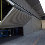 Row of Schweiss Lift Strap Bifolds