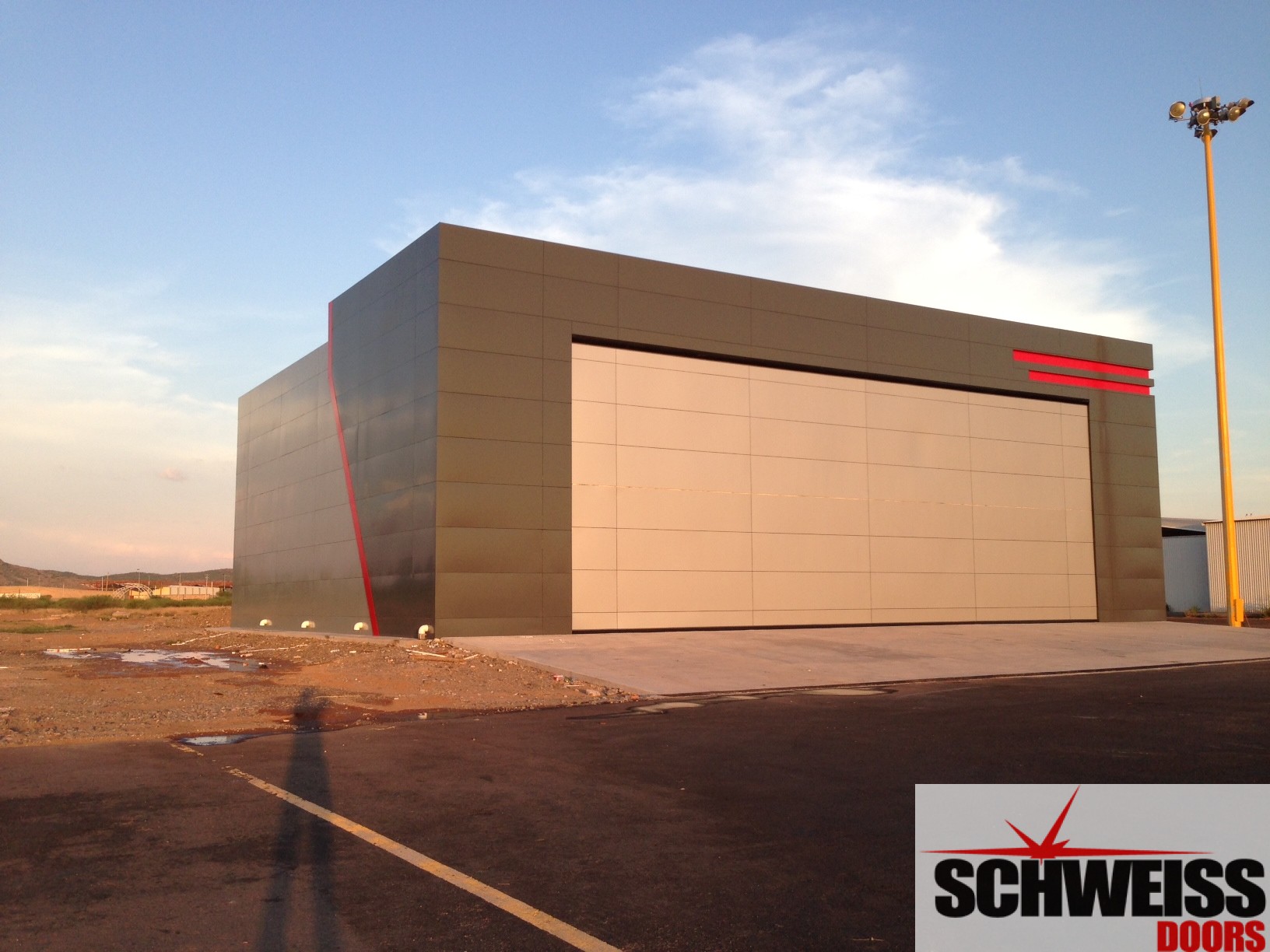 Mexico corporate hangar door