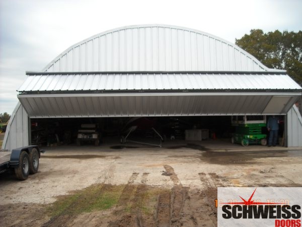 Quonset hut bifold door