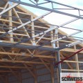 Strong hydraulic door framework, no wood, only steel
