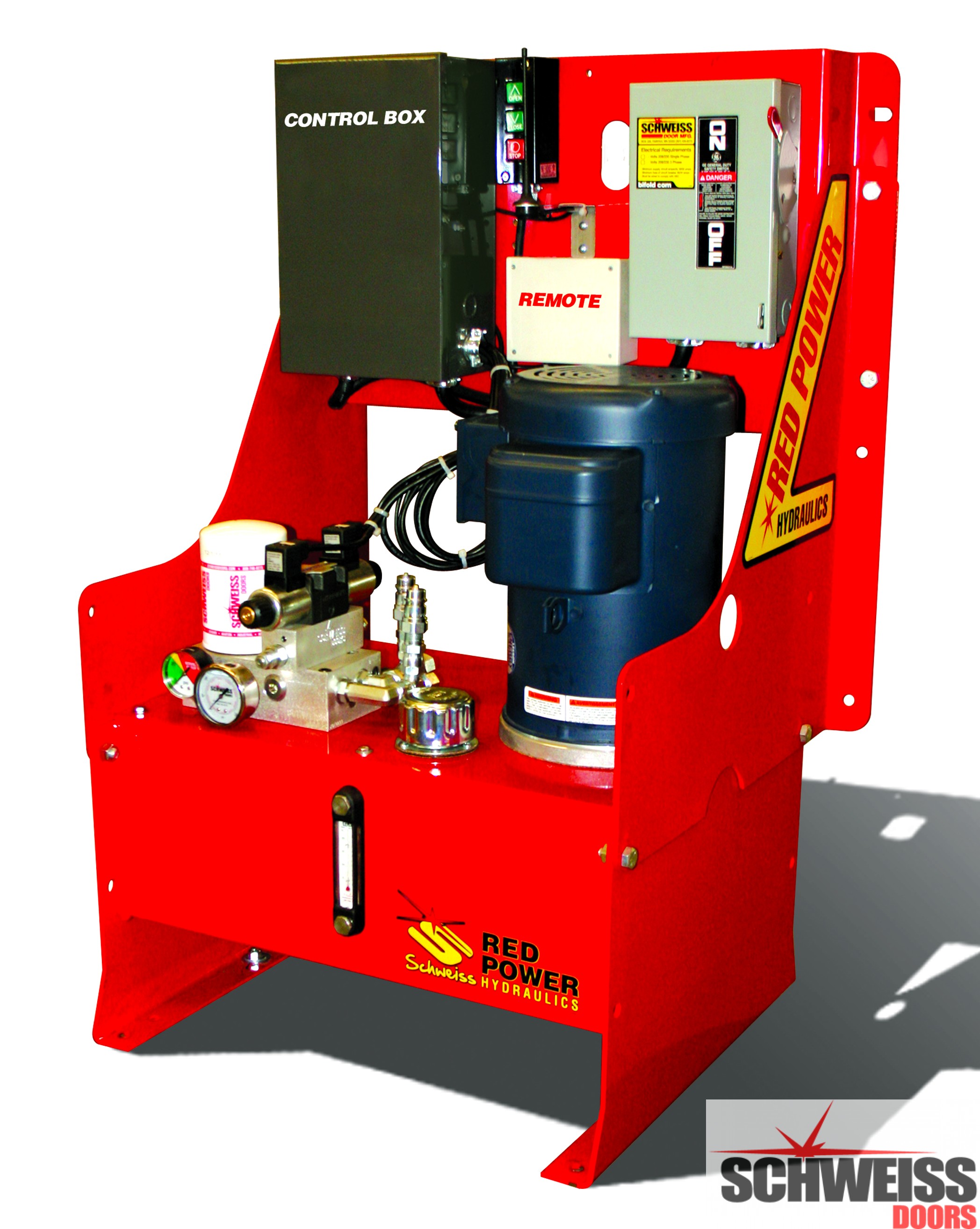 Better designed hydraulic door compact pump