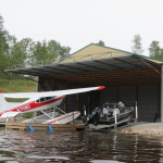 Floatplane hangar doors, boathouse doors and marina doors are a Schweiss Door specialty