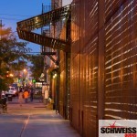 Bifold doors laser-cut for New York shopping center