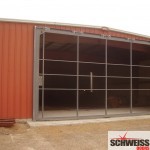 Schweiss Hydraulic doors for agriculture, marina and storage sheds