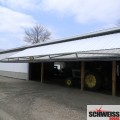 Hydraulic doors by Schweiss are perfect for sidewalls and endwalls on pole buildings.