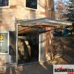 Schweiss Hydraulic doors are functional